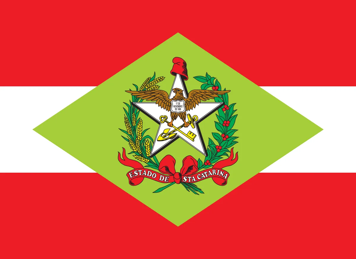 Bandeira do estado de Santa Catarina