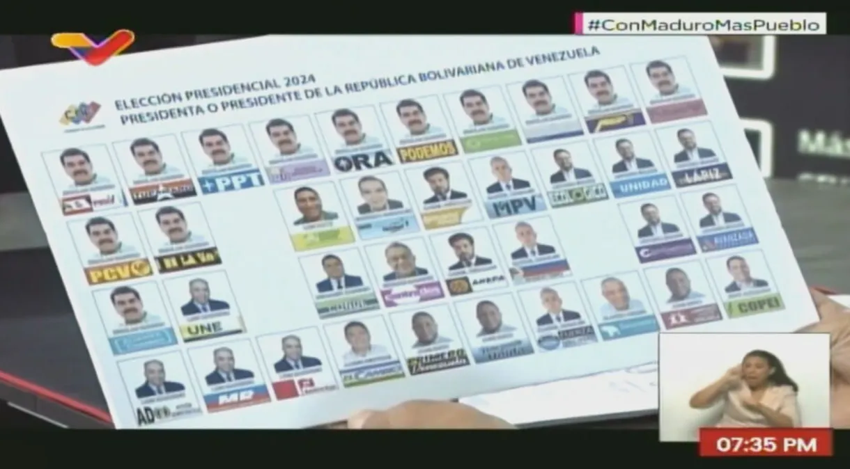 Cédula eleitoral que favorece a um candidato em detrimento dos outros
