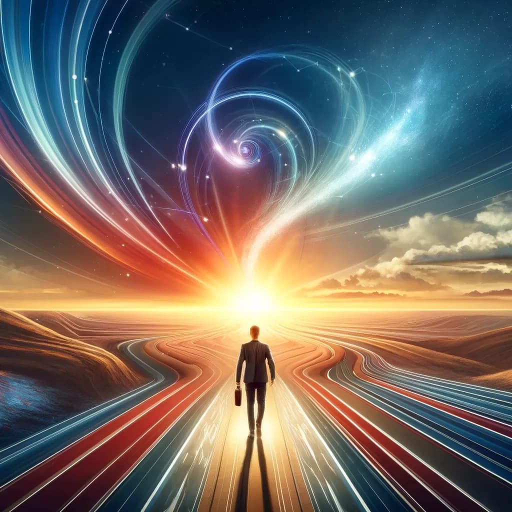 Imagem evocando ambição humana aliada à autoconfiança e à visão de futuro