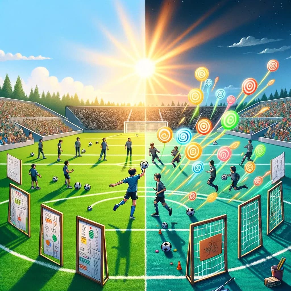 treino é treino e jogo é jogo no apren