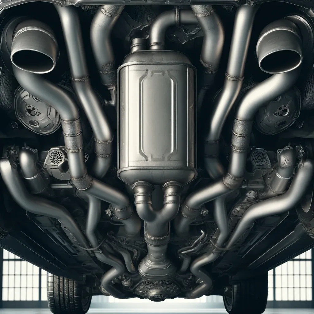 Sistema de escapamento (exhaust system), que remove e filtra as emissões tóxicas do motor.