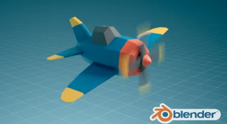 Visual do Blender com interface aberta, exibindo um modelo 3D básico em processo de modelagem, ideal para iniciantes que querem aprender a ferramenta