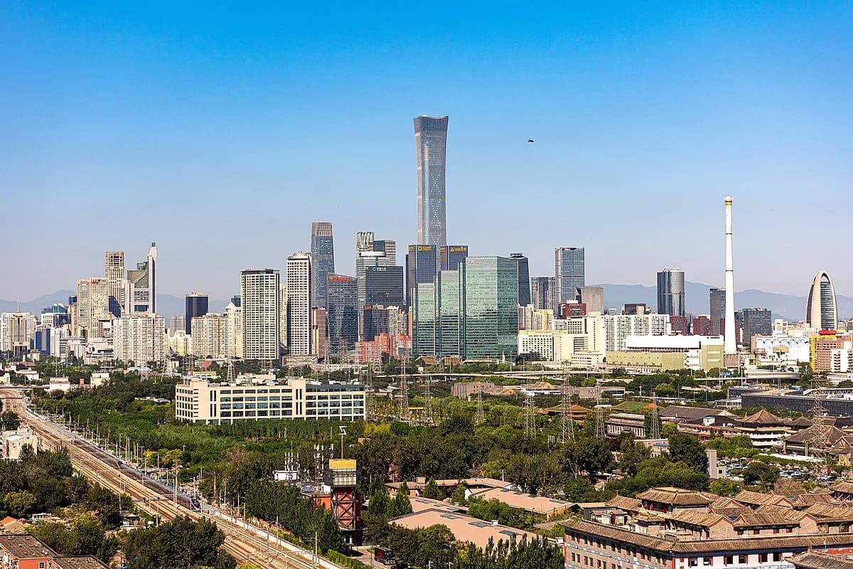 Paisagem urbana de Pequim, capital da China