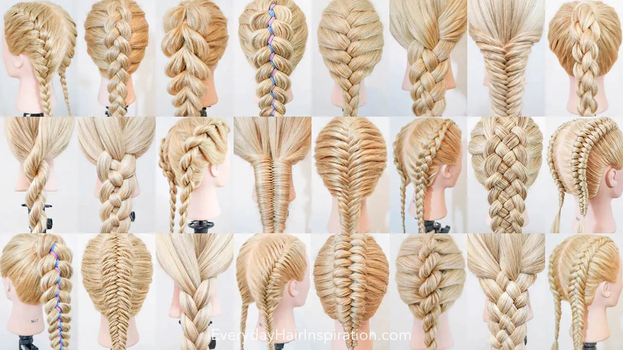 Cabelo com tranças