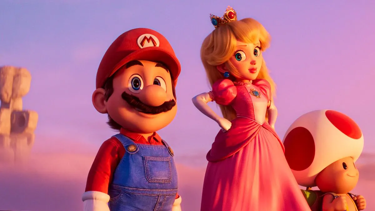 Cena do filme moderno de Mario Bros