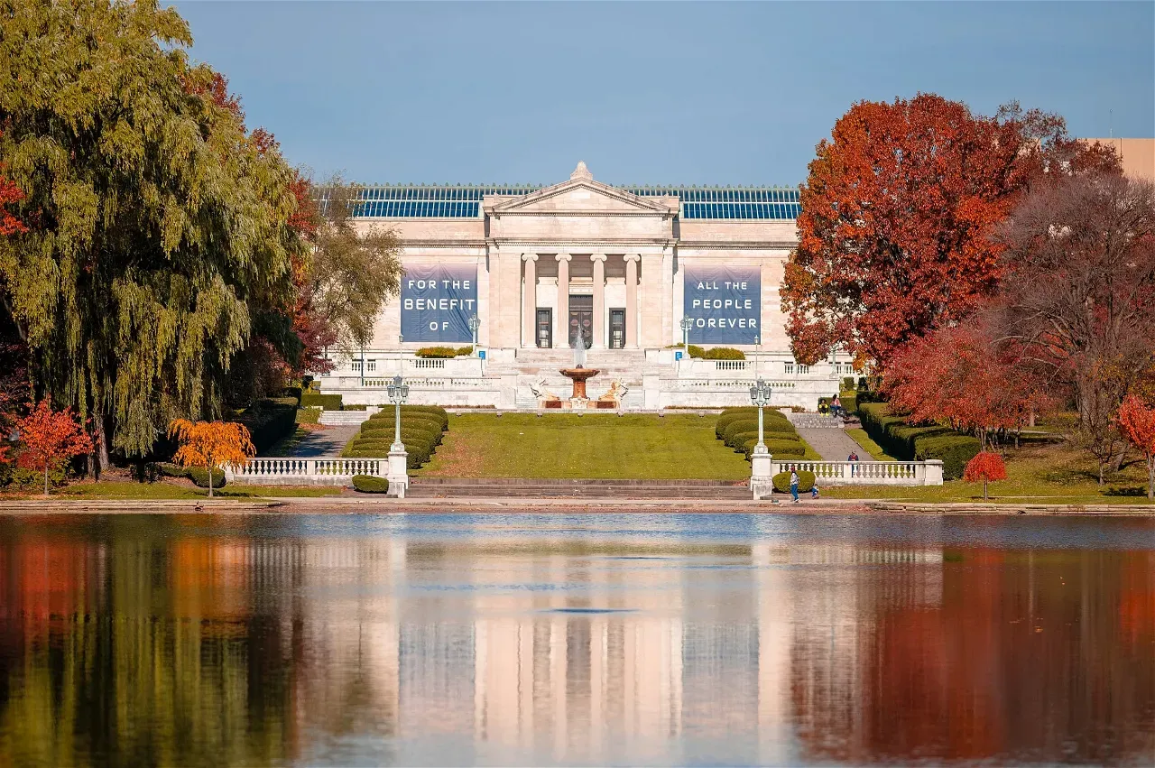Fachada do Museu de Arte de Cleveland, com acervo de seis mil anos