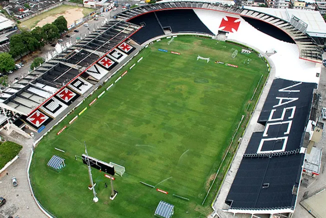Torcida do Vasco da Gama no estádio de São Januário