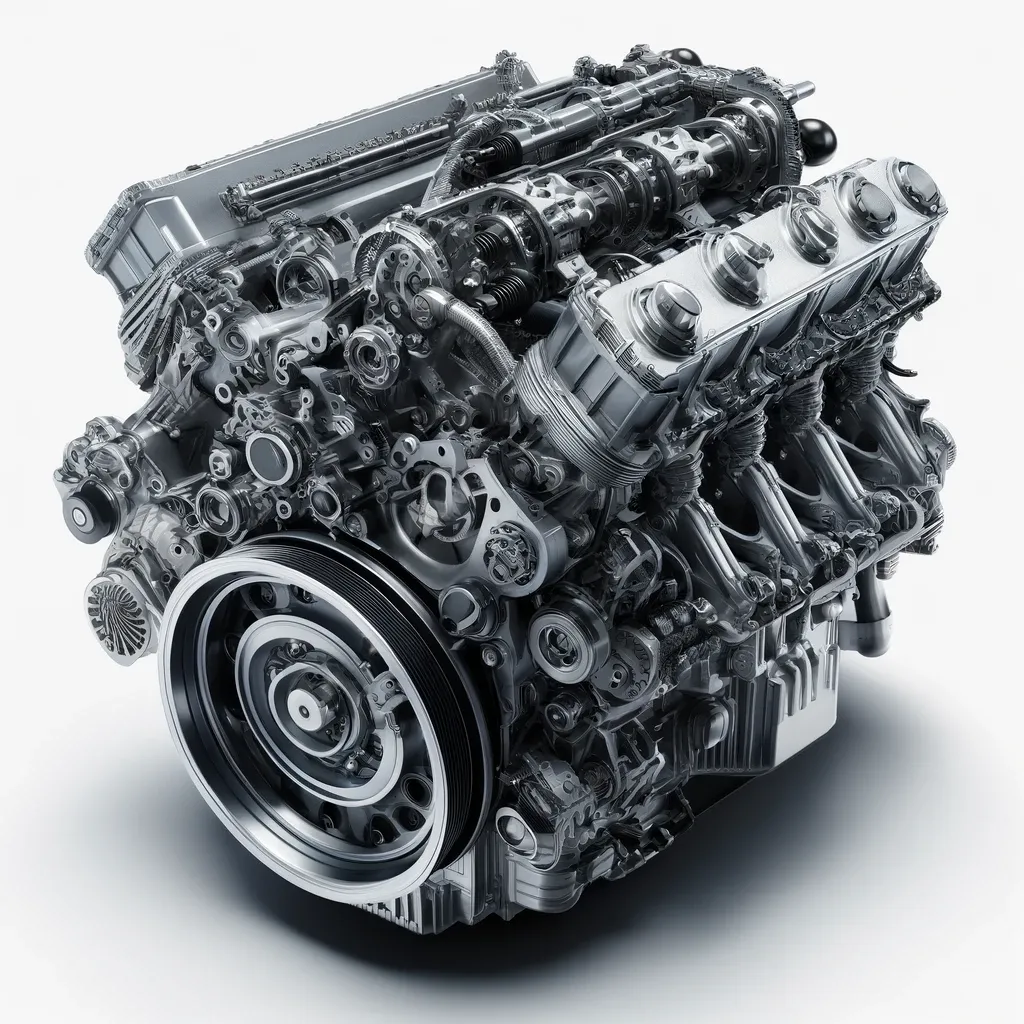 Motor de carro (engine), peça que converte combustível em movimento.