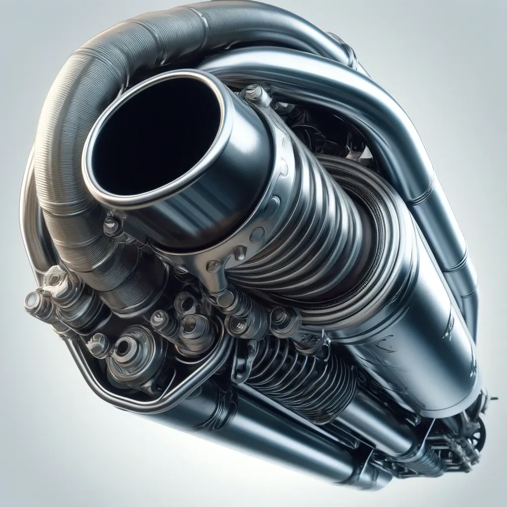 Cano de escape na traseira de uma motocicleta, ilustrando a palavra exhaust pipe em inglês