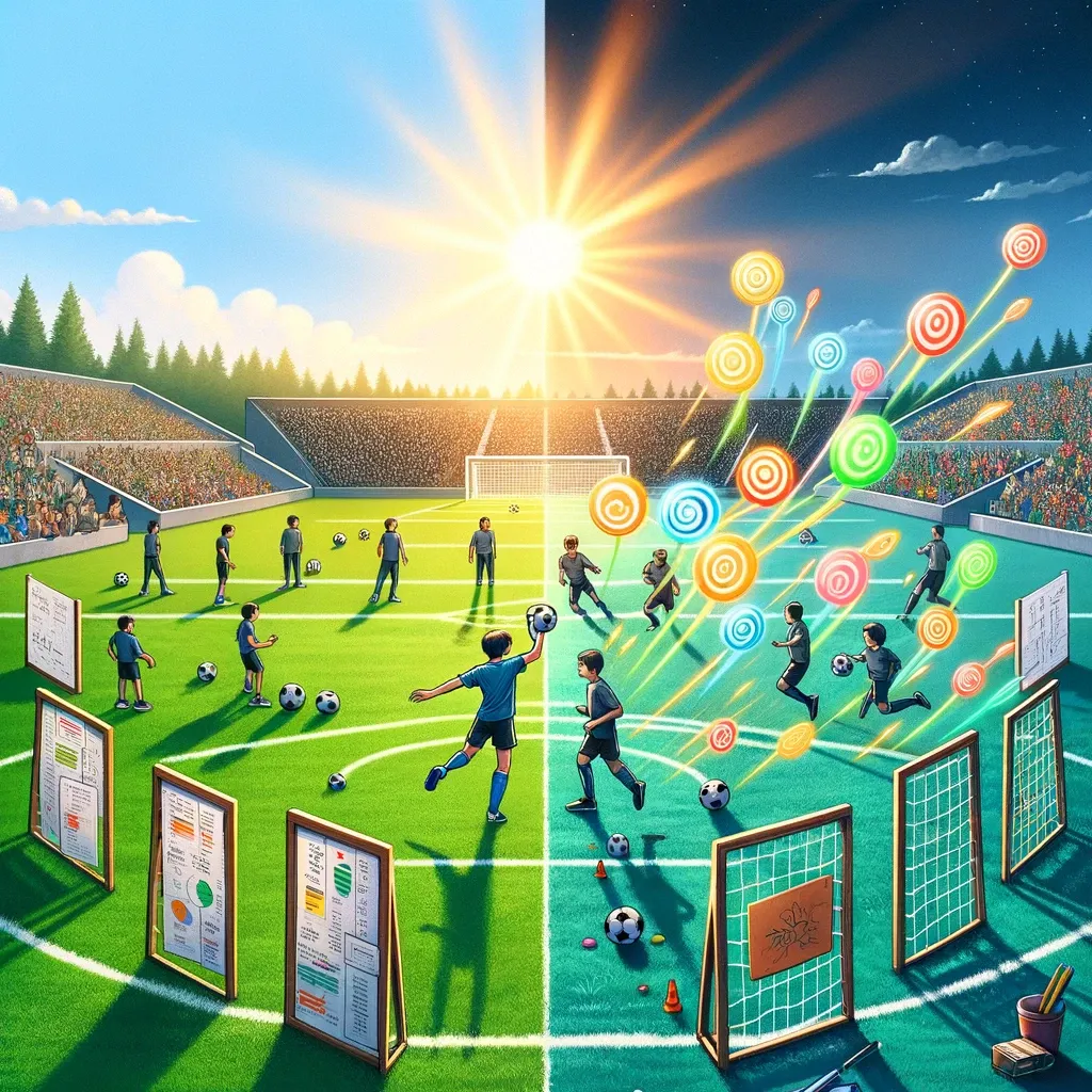 treino é treino e jogo é jogo no apren