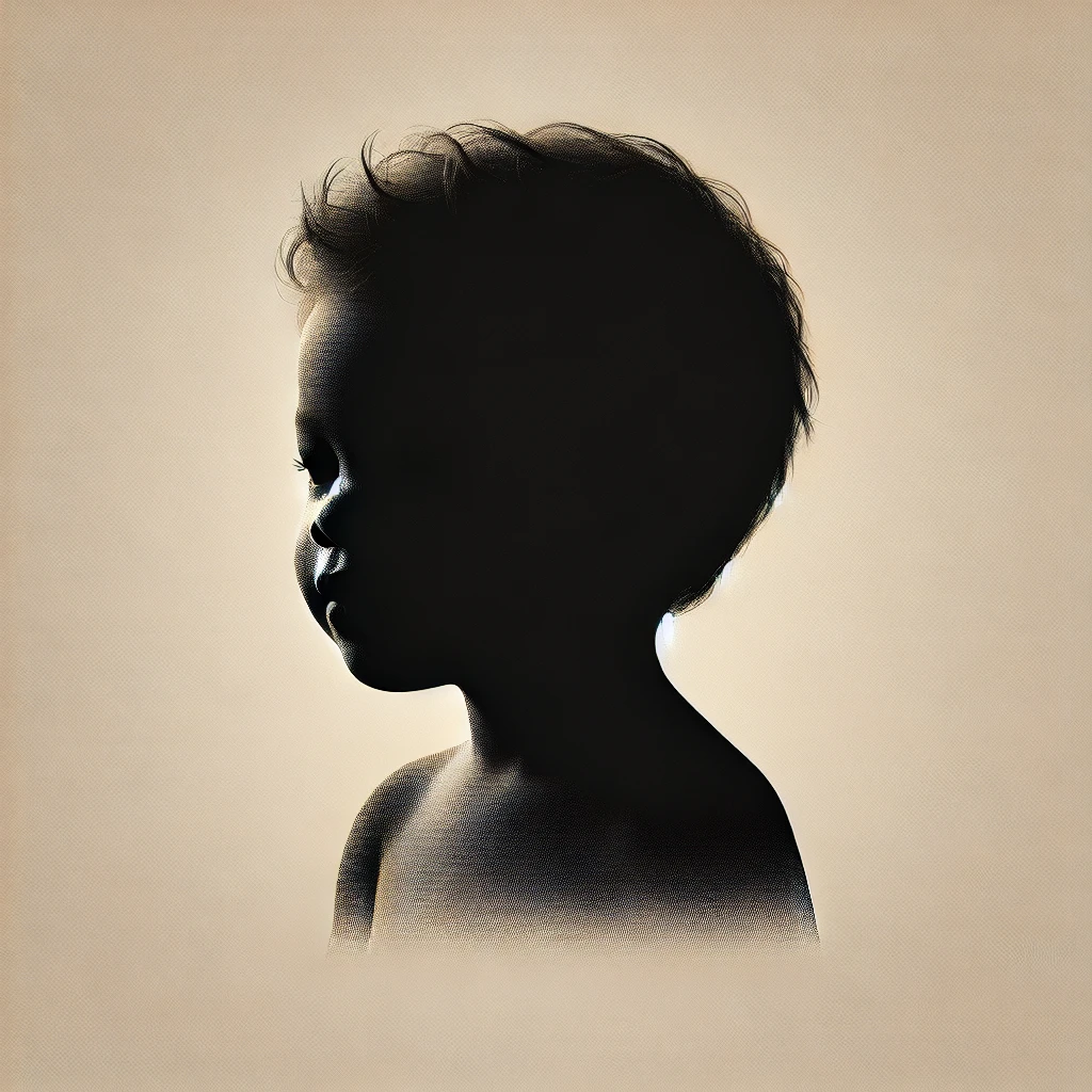 Ilustração do plural irregular em inglês: child (criança) se torna children