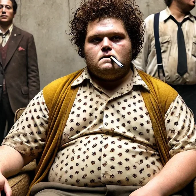 Danny dois anos atrás: acima do peso, cabelo desgrenhado, cigarro na boca e um copo de cerveja na mão, largado numa poltrona